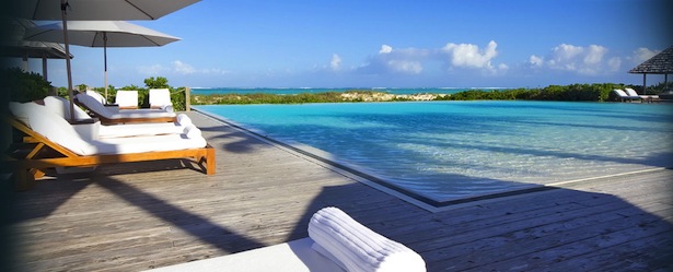 Pool at Parrot Cay Resort Turks and Caicos